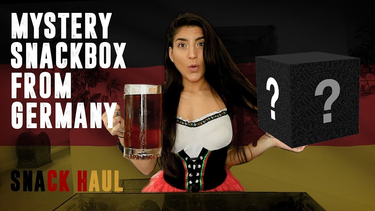 Mystery GERMAN Snack Haul || Collab With Always Hungry Livia || Girl Vs food