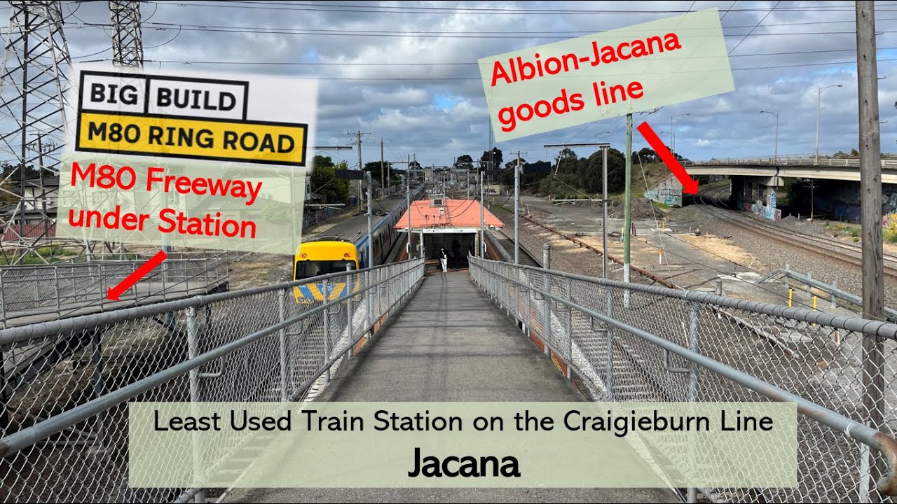 Jacana - Least Used Train Station on the Craigieburn Line