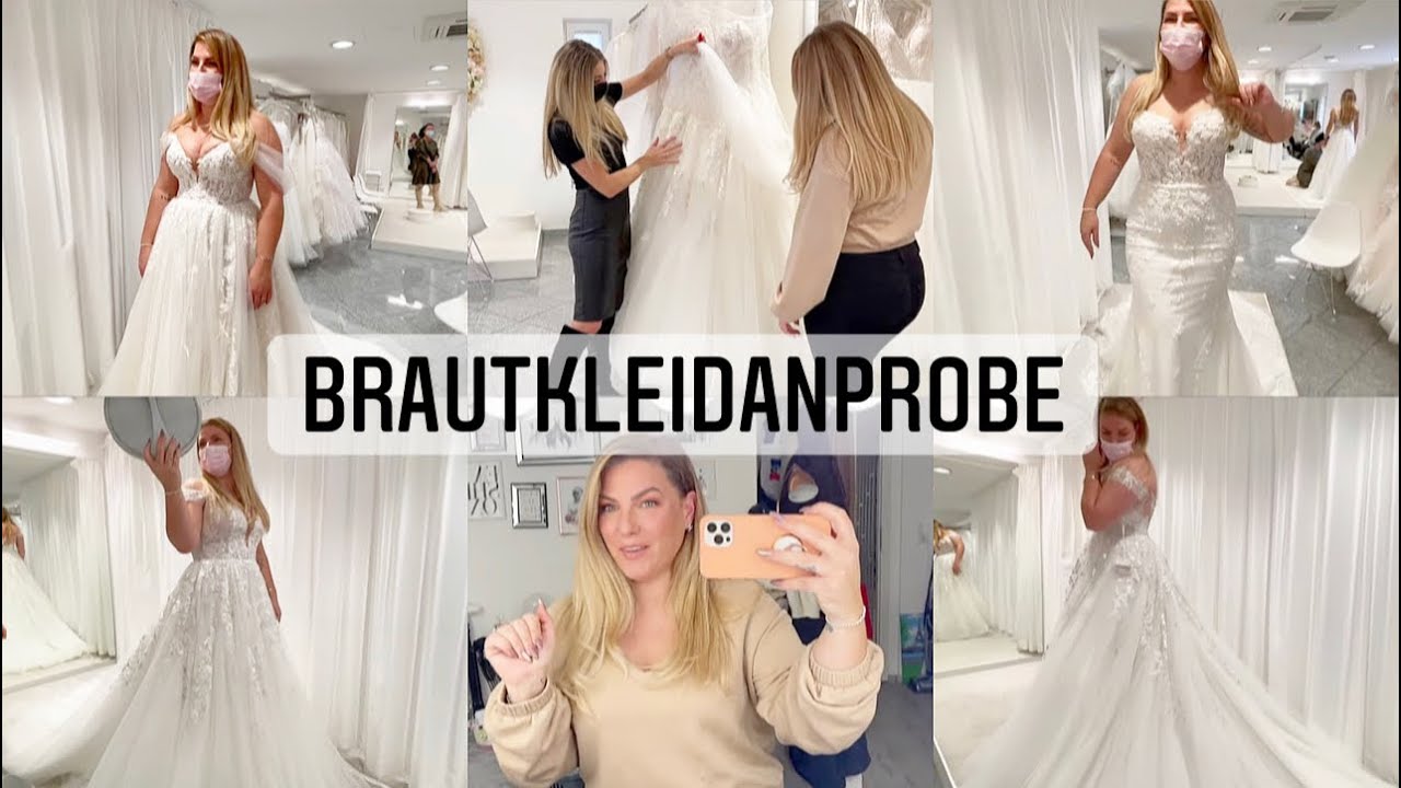 Meine BRAUTKLEIDANPROBE 👰🏼‍♀️ & Get ready with me!