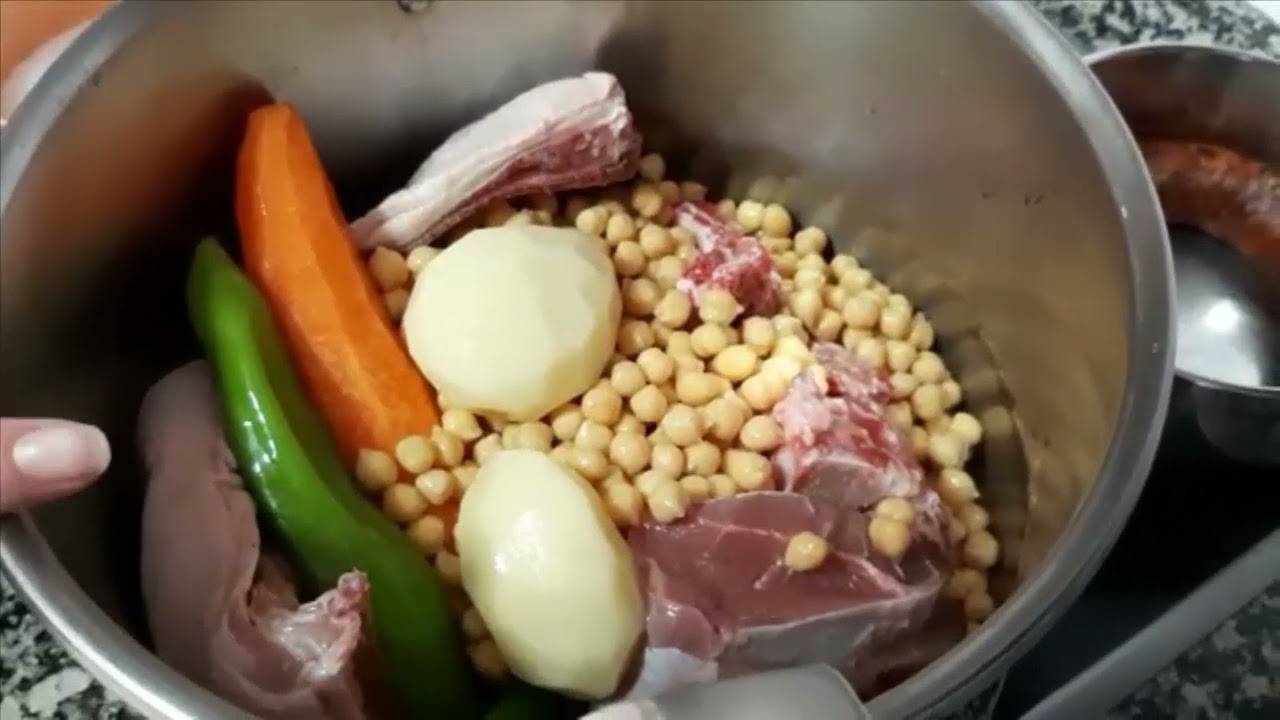 🍽Como hacer COCIDO DE GARBANZOS en OLLA EXPRESS 2024/25 | cocina casera y fácil 🌟