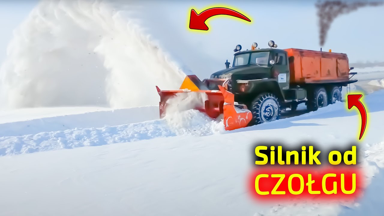 ZIŁ DE210.  Ciężar&oacute;wka z silnikiem od czołgu 👉 Pogromca zimy