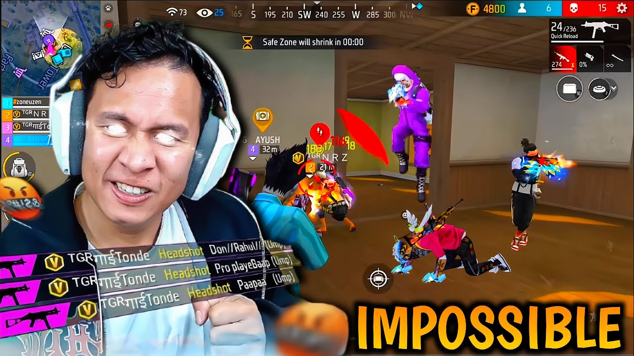Tonde Gamer With Impossible V Badge YouTuber GamePlay ☠️ || Tondegai