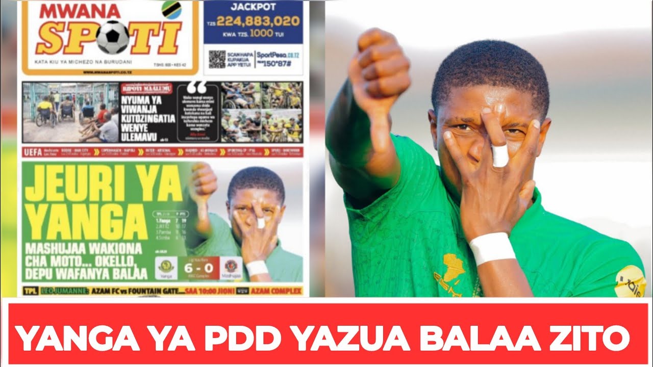 MAZITO JANGWANI PDD YA YANGA YATUMA SALAM NZITO KWA MNYAMA AINGIA MITINI MAZIMA NA KUTOKOMEA