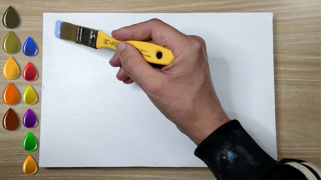 The Little Cottage by the Pond / Acrylic Painting For Beginners