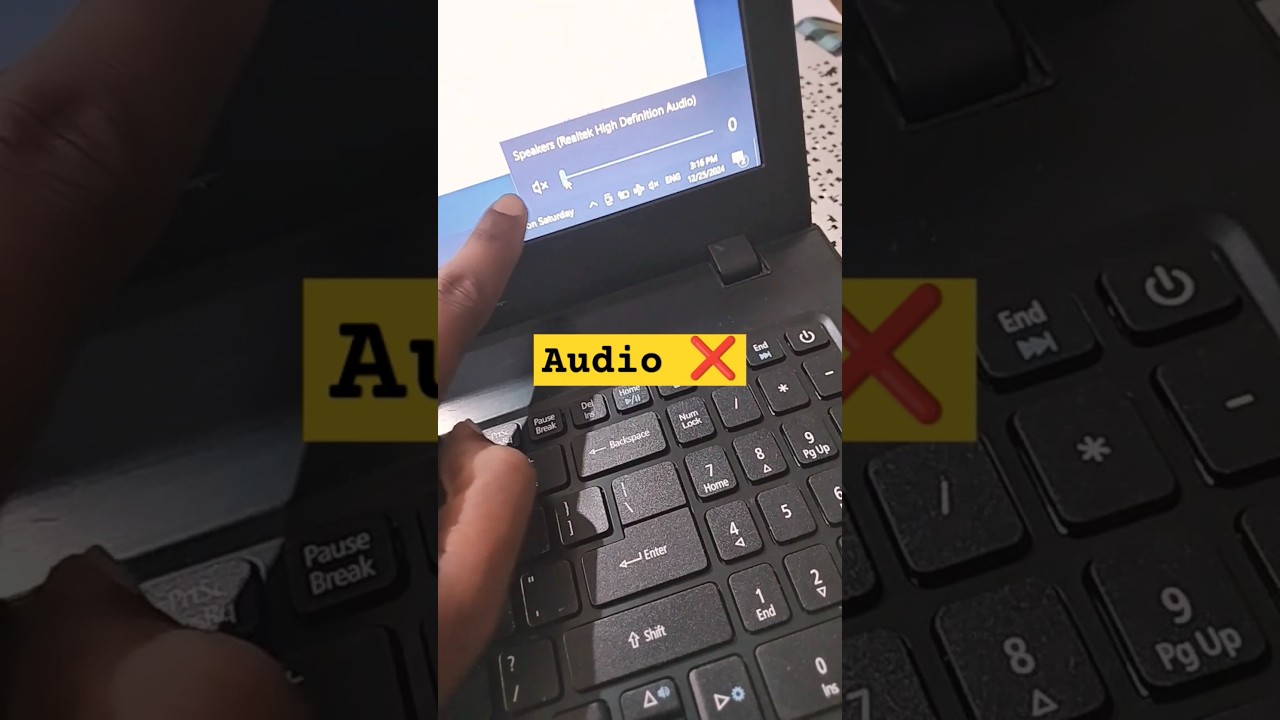 Acer Aspire E5-575 Series Laptop Sound Audio Not Working Problem#macnitesh#keyboardtricks#2024short