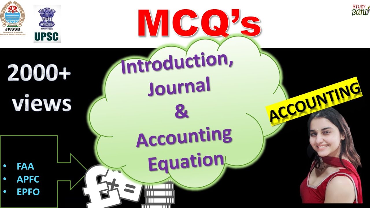 Lec-7 MCQ's on Introduction to Accounting, Journal & Accounting Equation I JKSSB I FAA I UPSC I