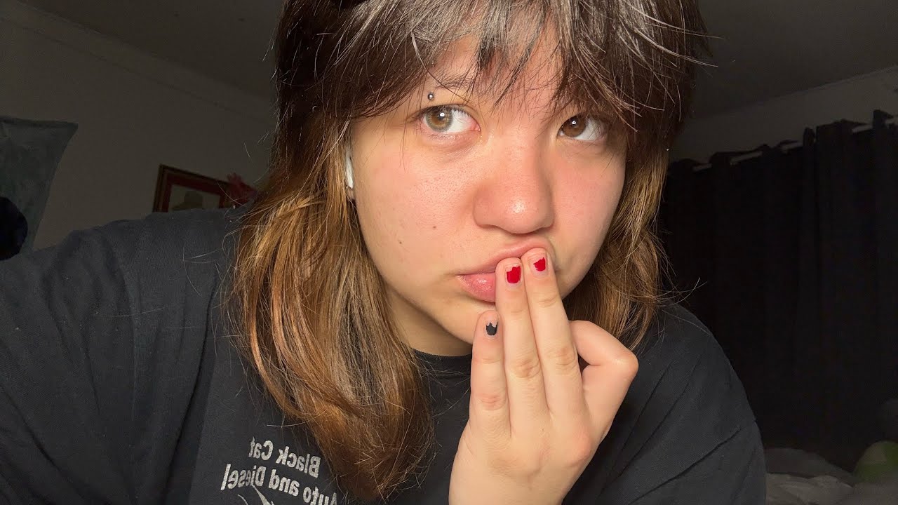 Spit painting (ASMR) - NEW