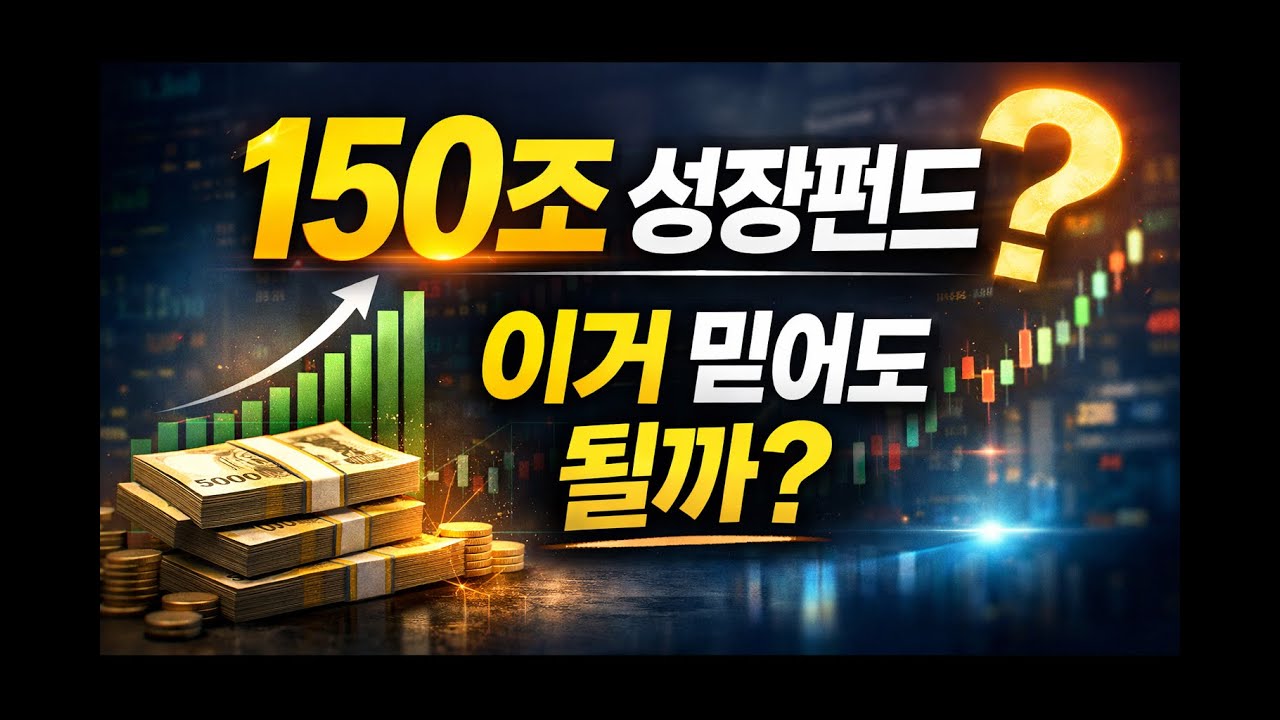 정부가 만든 150조 성장펀드, 투자해도 괜찮을까?