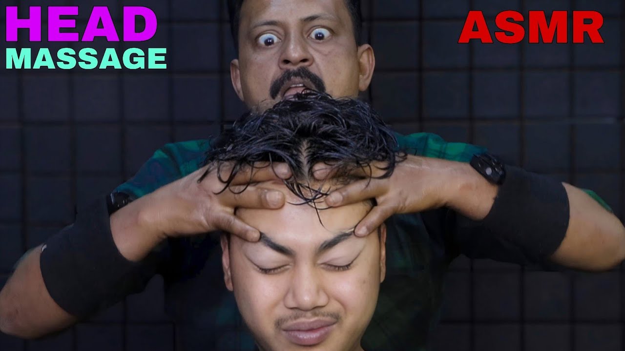 Ultimate Relaxation ASMR | Big Eyes Barber Relaxing Head Massage & Neck Cracking | Stress Relief 