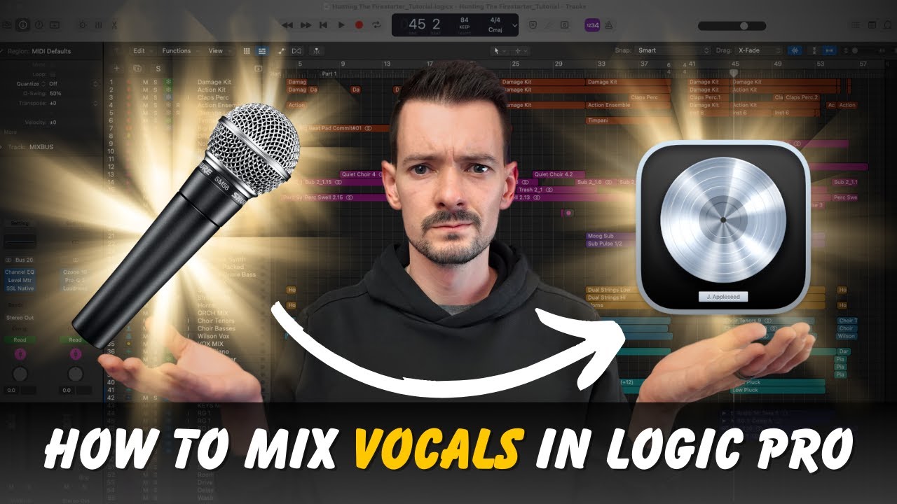 Mix VOCALS in Logic Pro | EQ, Compression, Effects & MORE