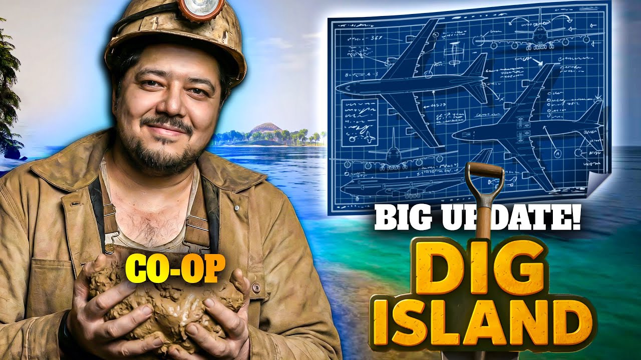 #2 | Can We Escape This Island? ✈️ | Dig Island Co-op | Full Gameplay