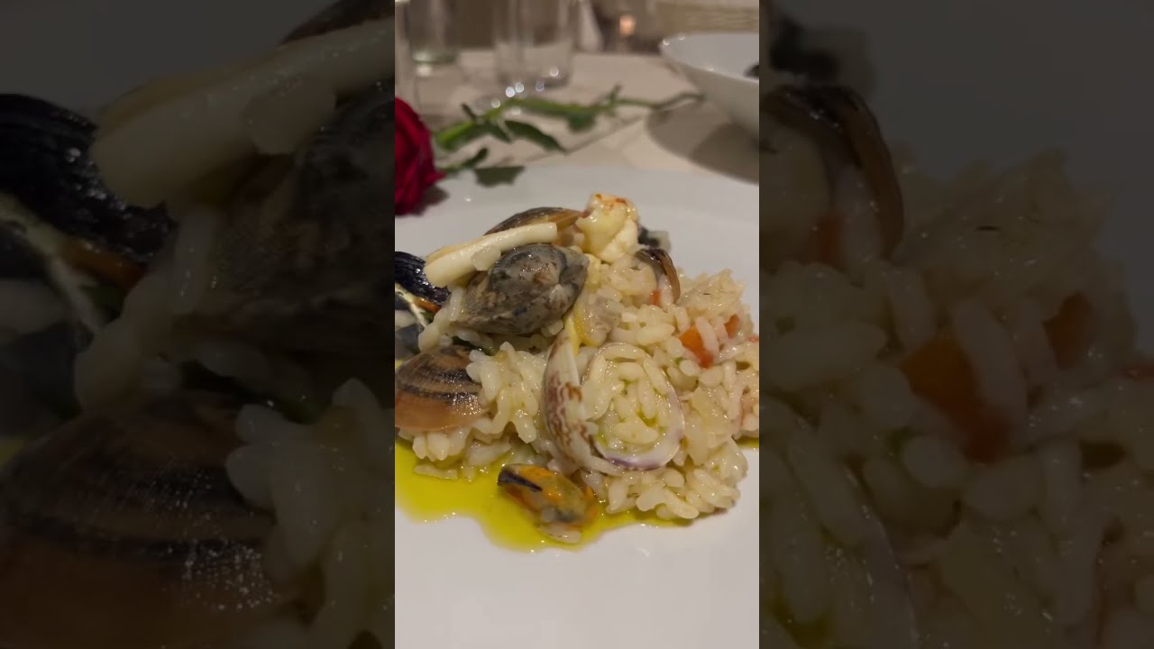 Seafood Risotto & White Wine, Italy! #seafoodrisotto