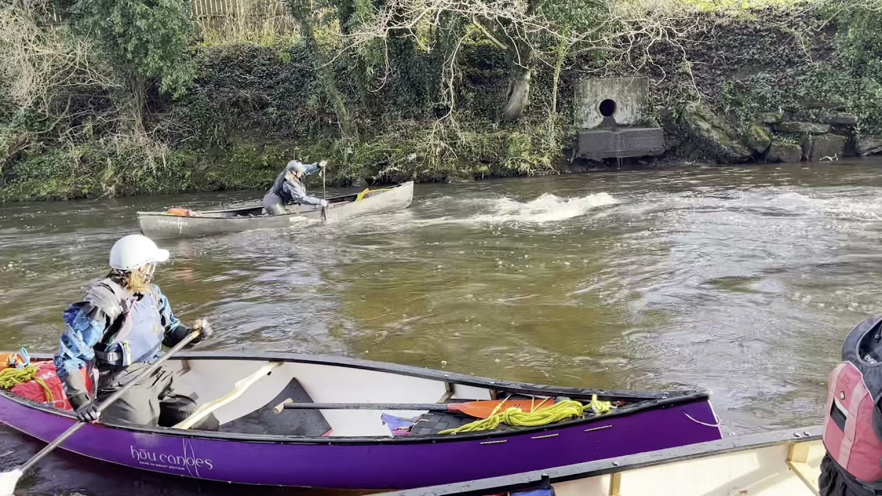 Canoeing river bann.