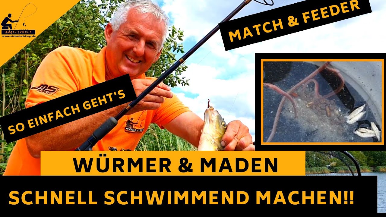 DER schnelle Trick - Wurm & Made schwimmend machen!