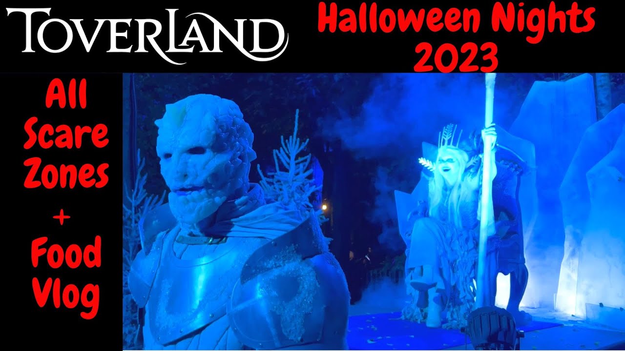 Toverland Halloween Nights 2023 Vlog / Opening Day / All Scarezones / New Maze / Food Trucks /Parade