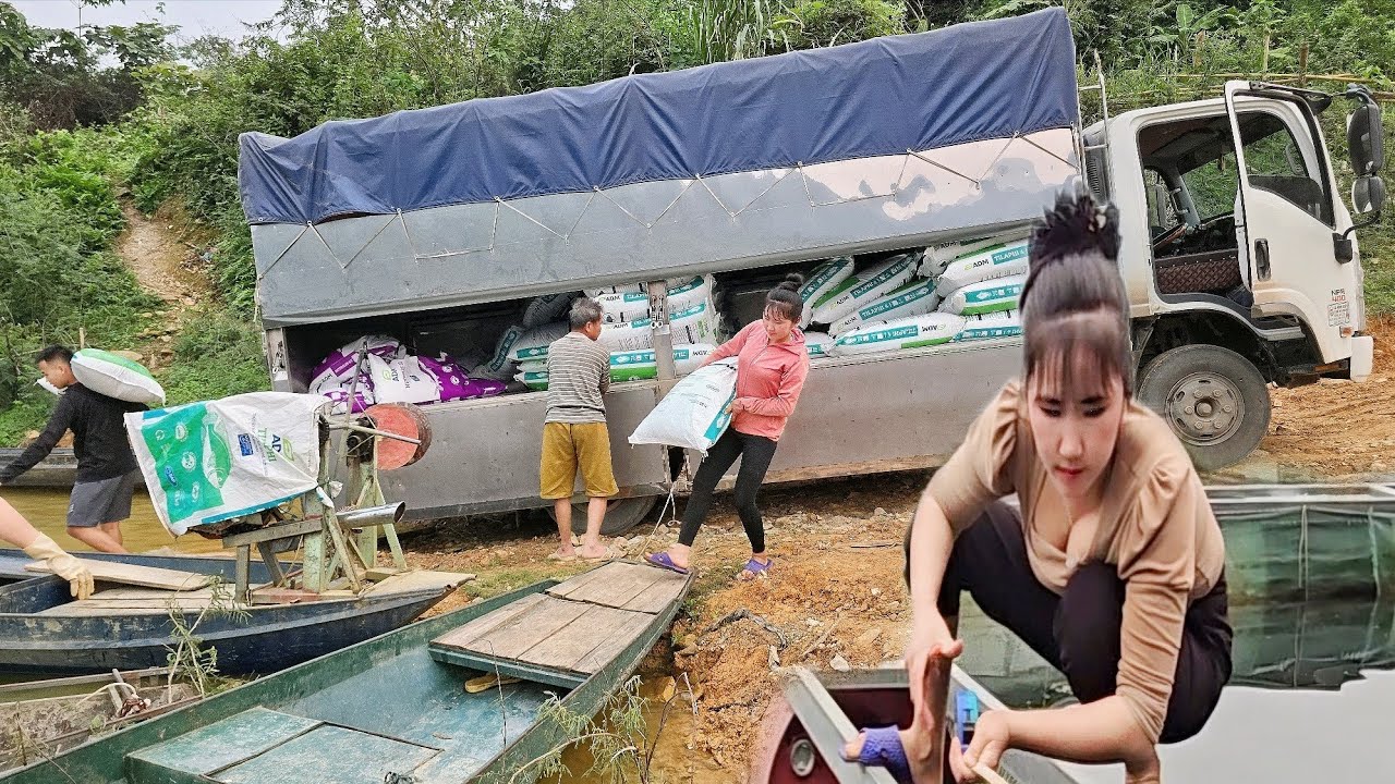 Part 3: The Girl completes the fish cage and gets more fish feed 