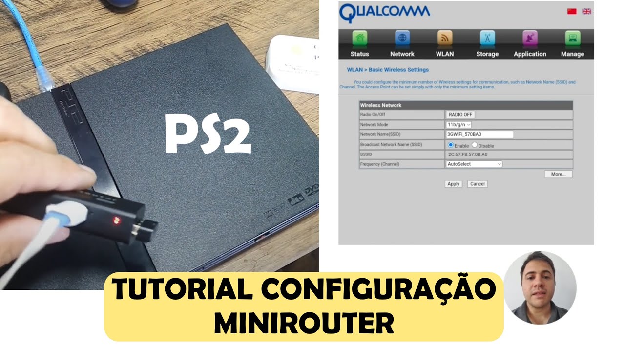 Configuração Minirouter PS2 Tutorial em Video e PDF