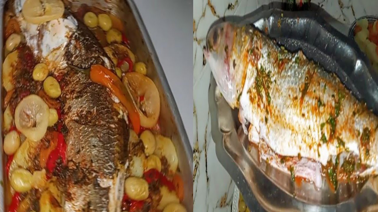 اسهل واسرع والذ لاطا الحوت بالخضار في فالفران مع سر باش تجيك بنينة👌