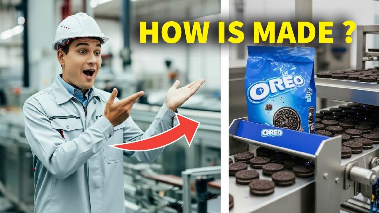 Inside the Oreo cookie factory | Showing the full manufacturing process