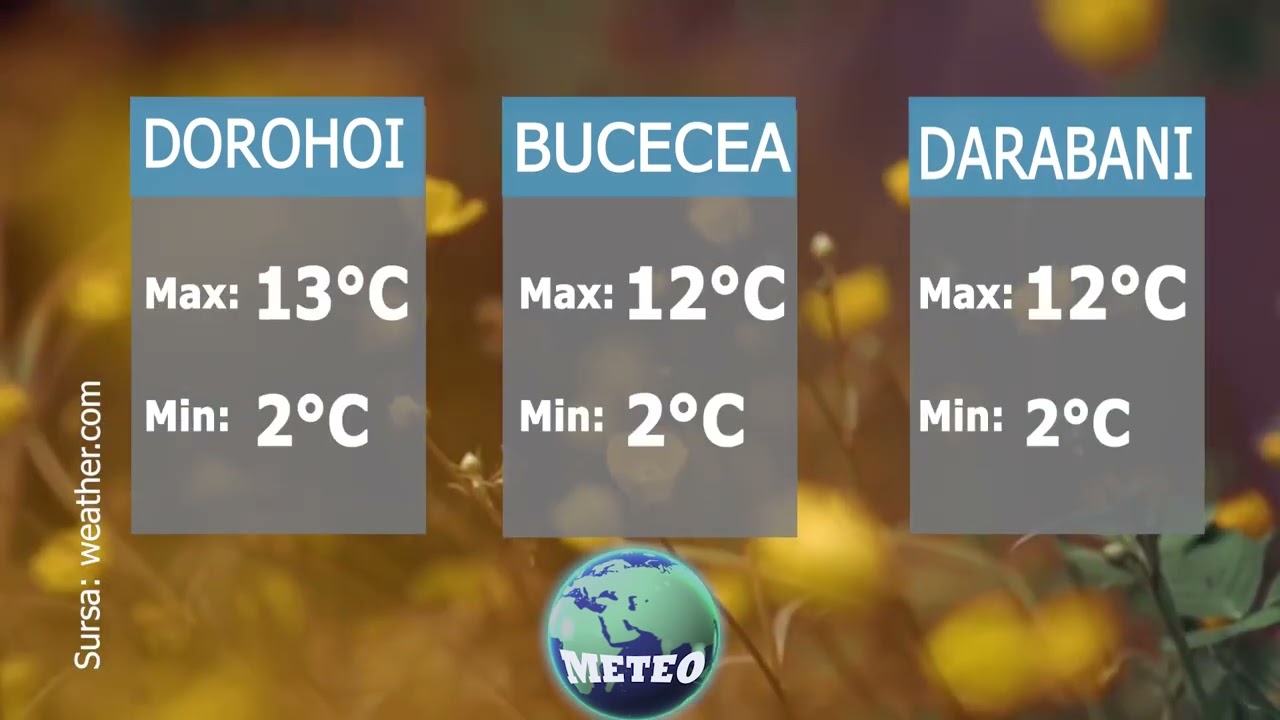METEO TV PLUS REGIONAL 18 MARTIE 2026