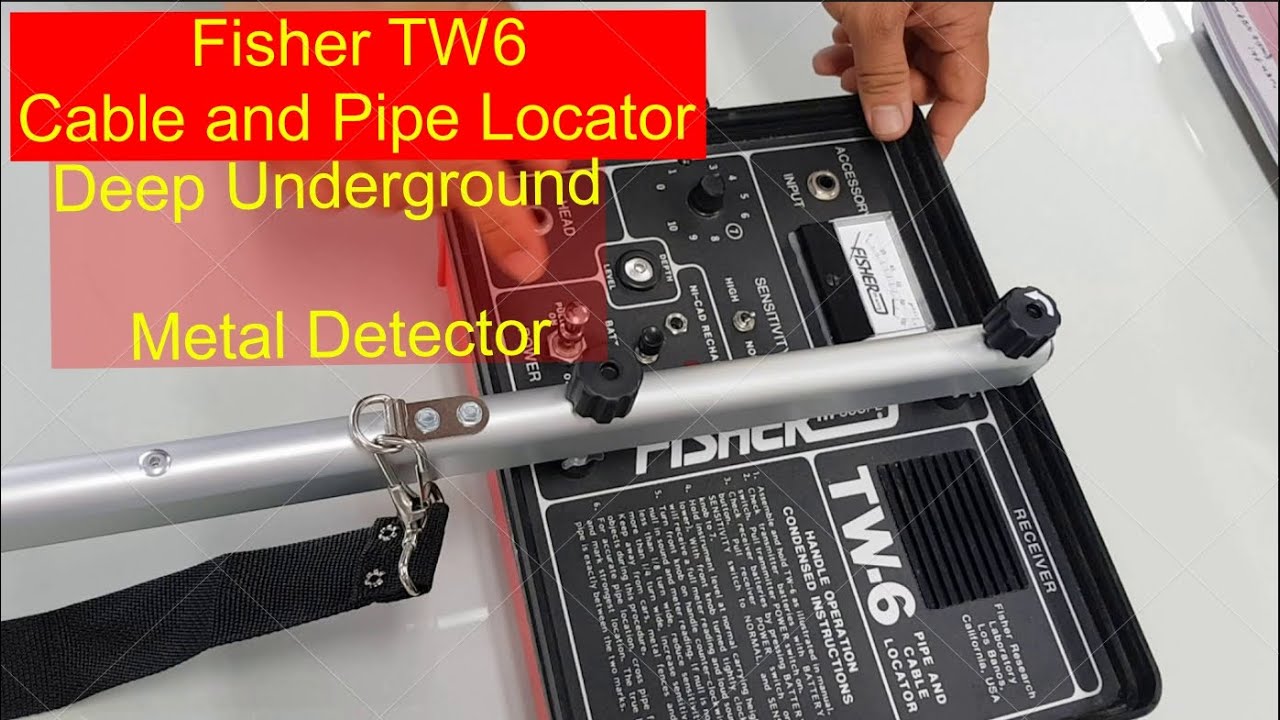 Fisher TW6 Pipe & Cable Locator - Underground Metal Detectorvishco gold hunter