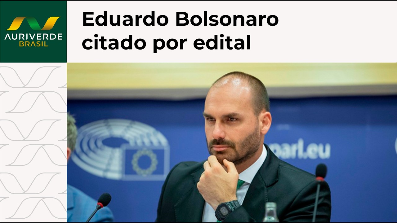 Moraes manda citar Eduardo Bolsonaro por edital