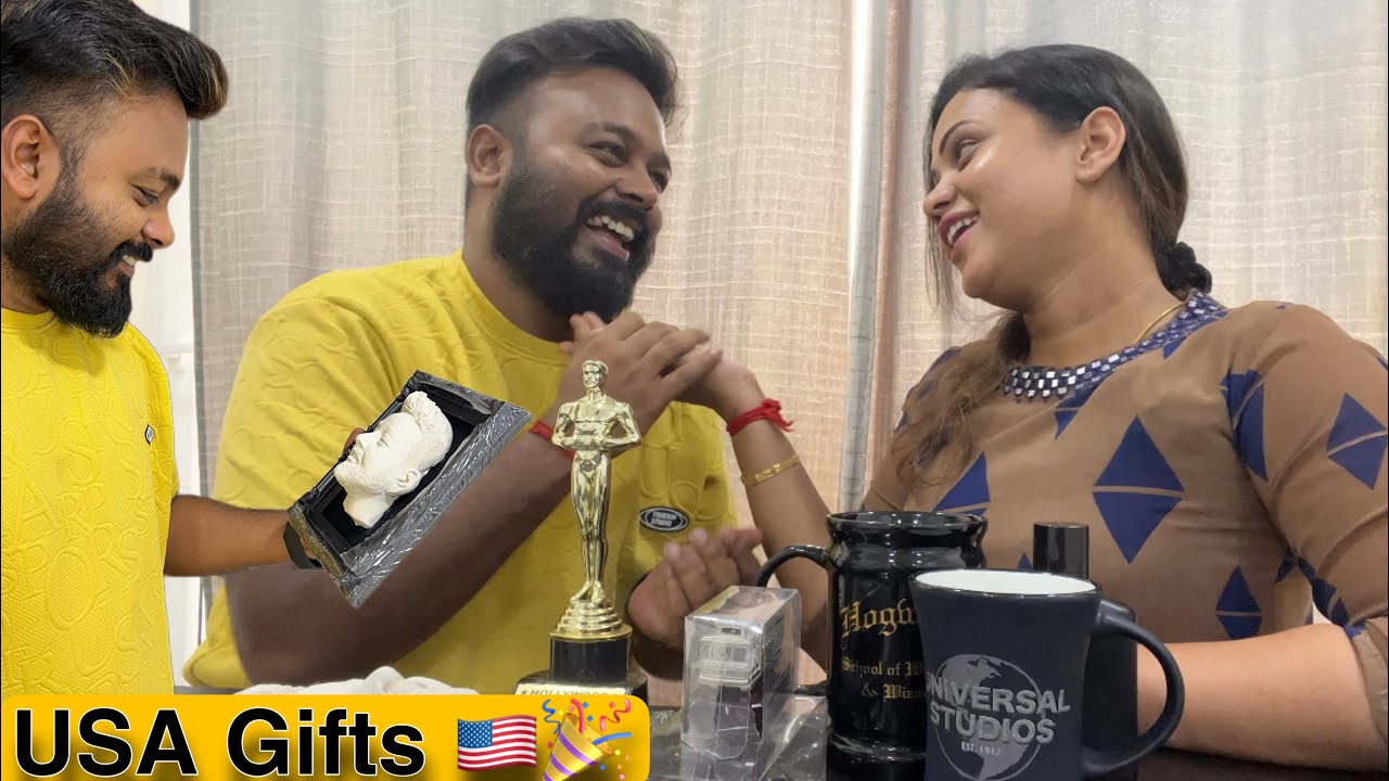 Manimegalai Surprise Gifts for Hussain from America 🇺🇸🫶 Los Angeles