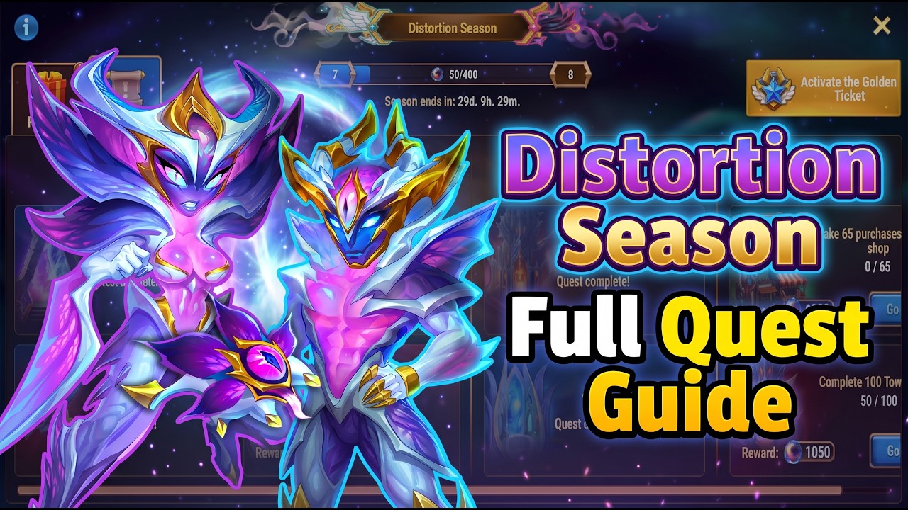 Distortion Season Full Quest Guide | Hero Wars Dominion Era