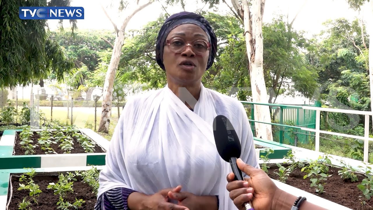 WATCH: First Lady Oluremi Tinubu Showcases Vegetables She Cooks For President Bola Tinubu