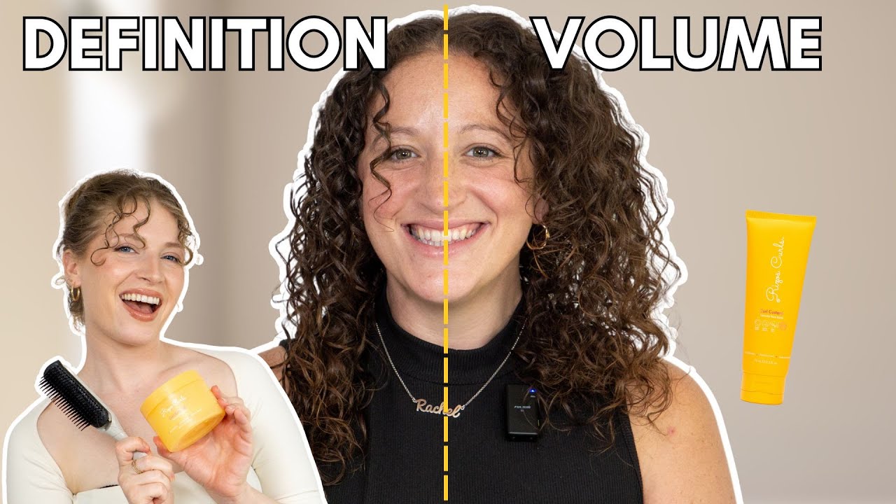 How to Style for Volume vs. Definition | Side-by-Side Test with Rizos Curls Curling Custard