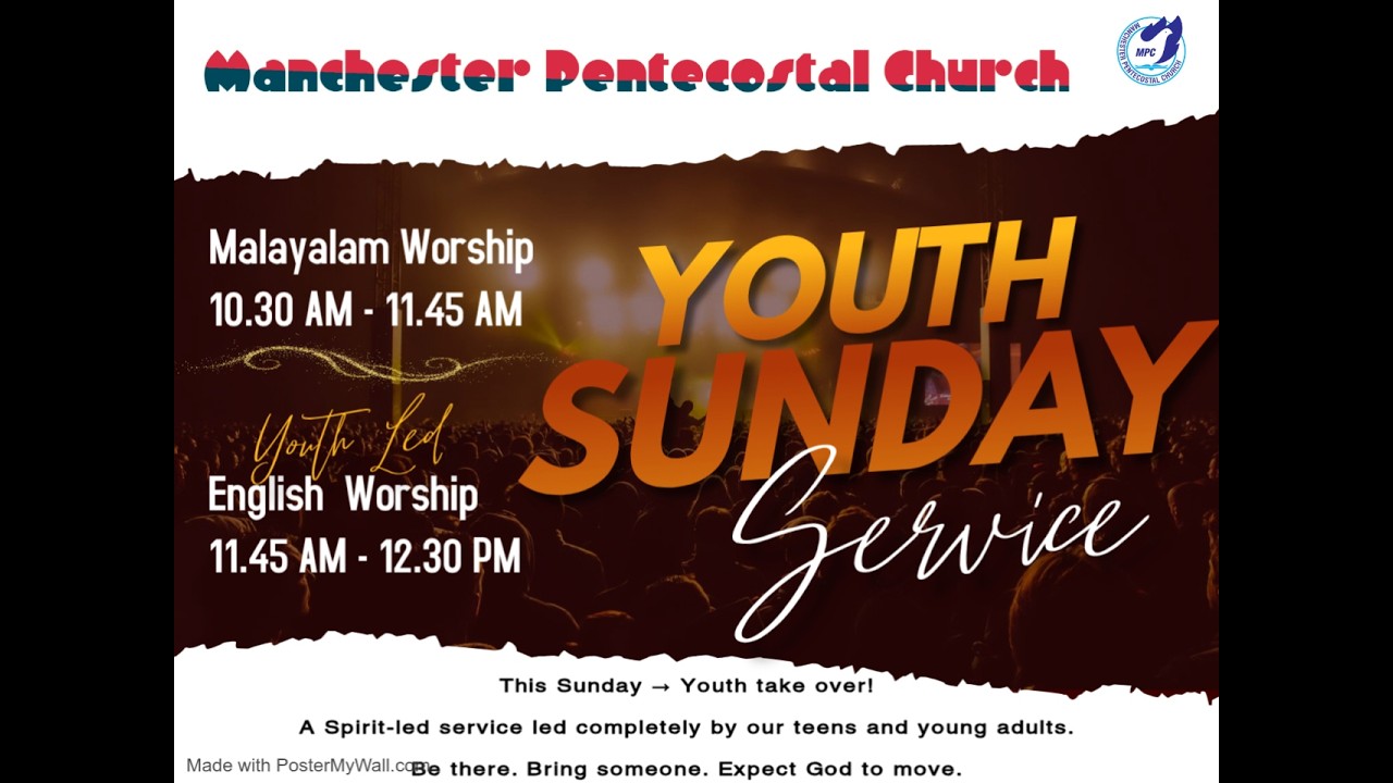 Manchester Pentecostal Church Youth Sunday Service Live Stream | 08.02.2026