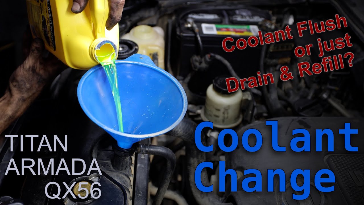 Coolant Flush / Drain & Refill | 2004-2015 Nissan Titan