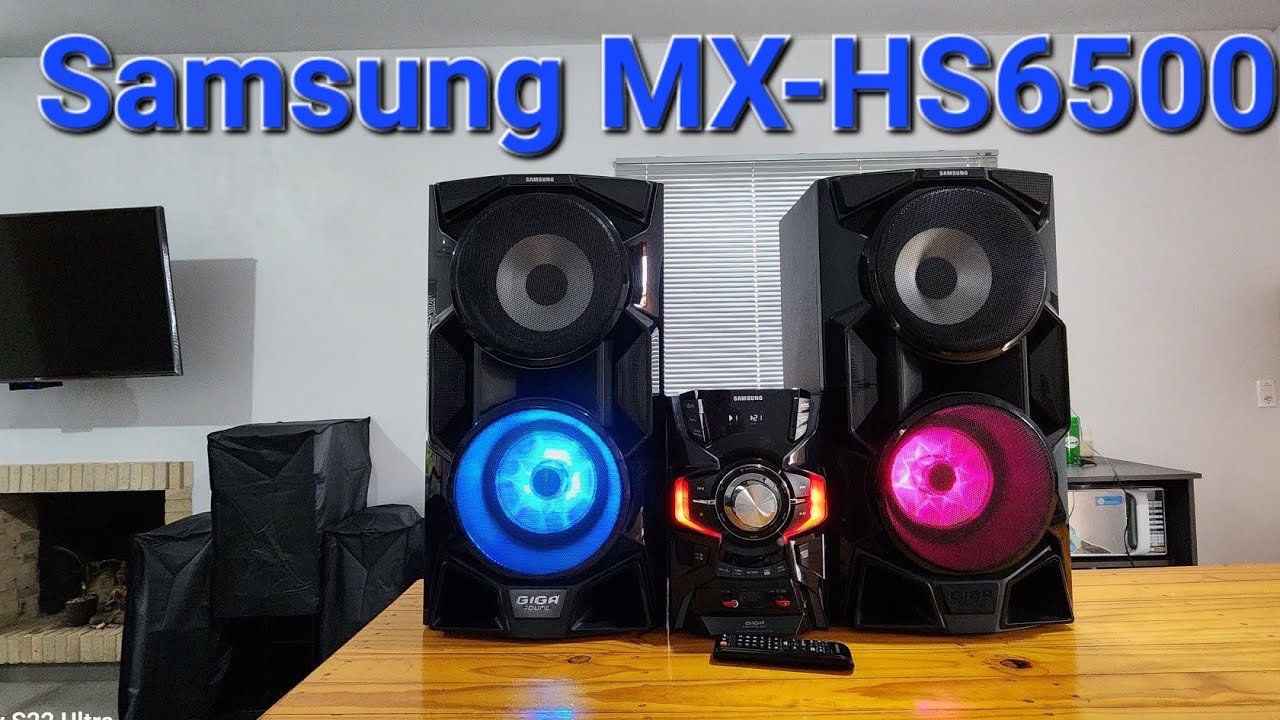 SAMSUNG MX-HS6500 2000W VIDEO COMPLETO. #hs6500