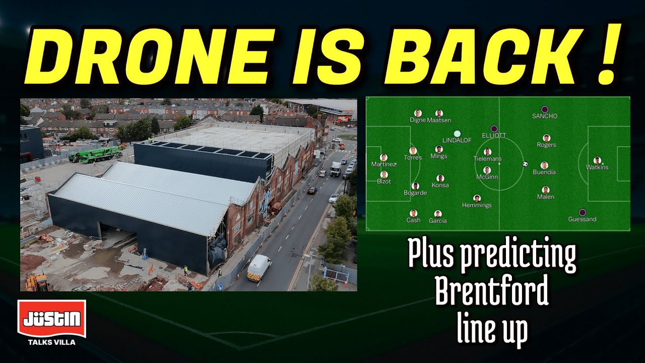 DRONE UPDATE  | PREDICTING BRENTFORD LINE UP
