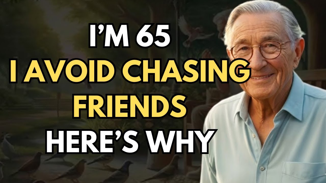 After 65, I Stopped Chasing Friends. Here's Why.