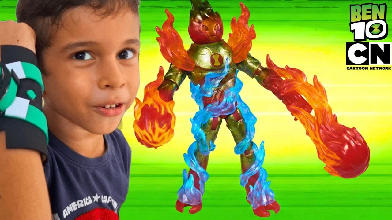 ¿Es esta la MEJOR figura de Ben 10? 🤩Unboxing FUEGO 🔥Omni-Metallic
