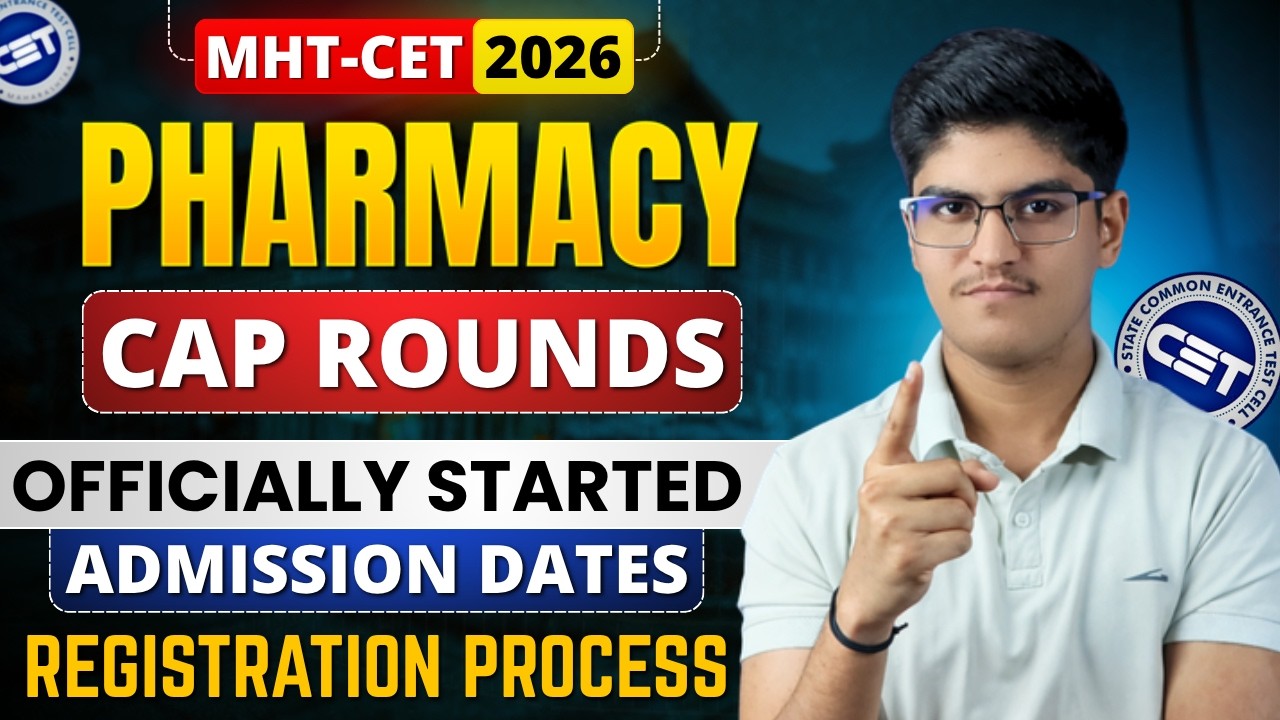 Pharmacy CAP Admissions Started Officially | CAP Round Process | Pharmacy CAP Registration 2026