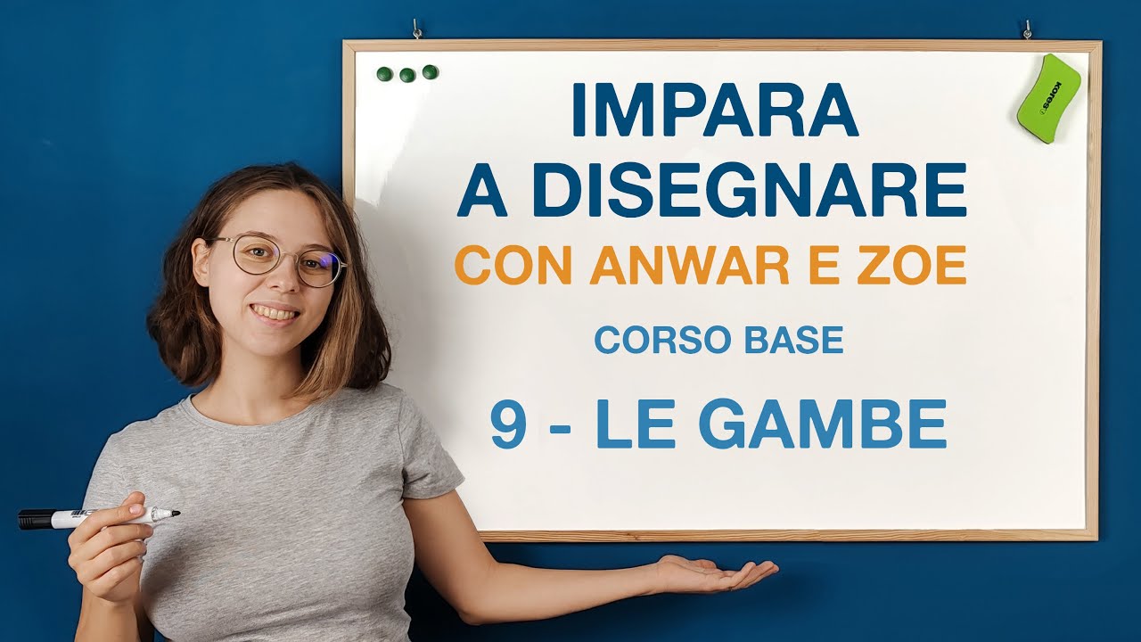 Lezione 9 - Come DISEGNARE le GAMBE (CORSO BASE di DISEGNO)