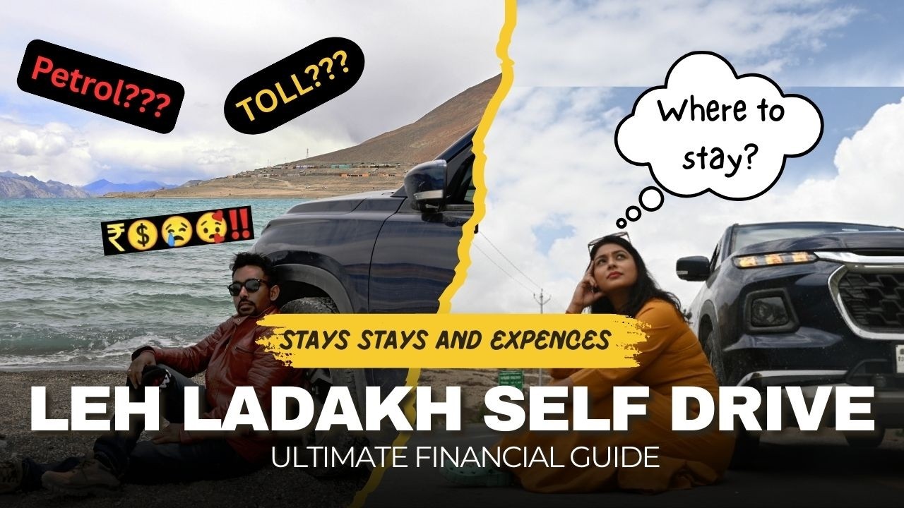📌 Ladakh Self‑Drive Trip – Complete Stay Details & Expense Breakdown | Kolkata to Ladakh Road Trip