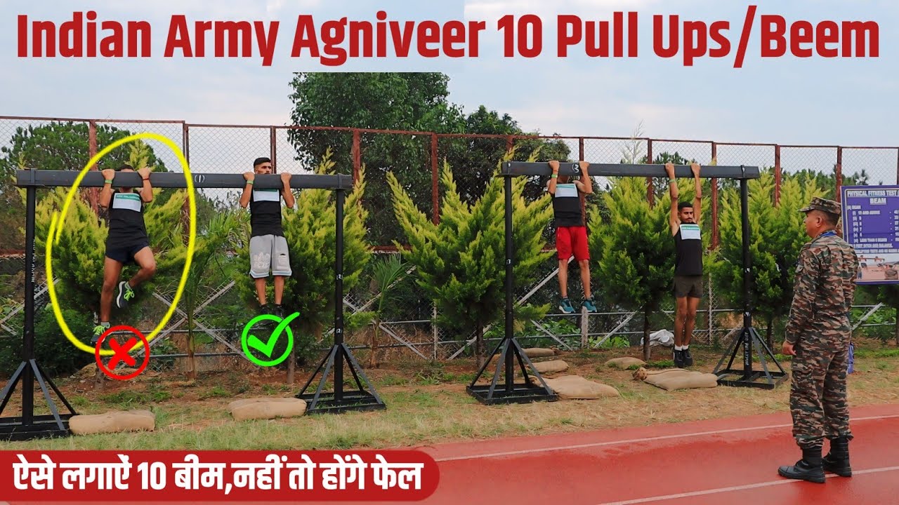 Indian Army 10 Beem | Agniveer Army Physical Test 2024 | Army Bharti 2024 | Pull Ups