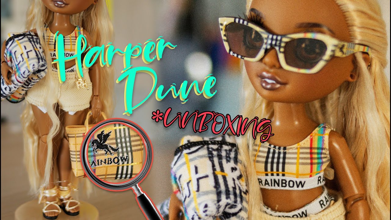 RAINBOW HIGH DOLL! ПЕРВЫЕ ВПЕЧАТЛЕНИЯ и незатейливая распаковка Харпер Дюн.