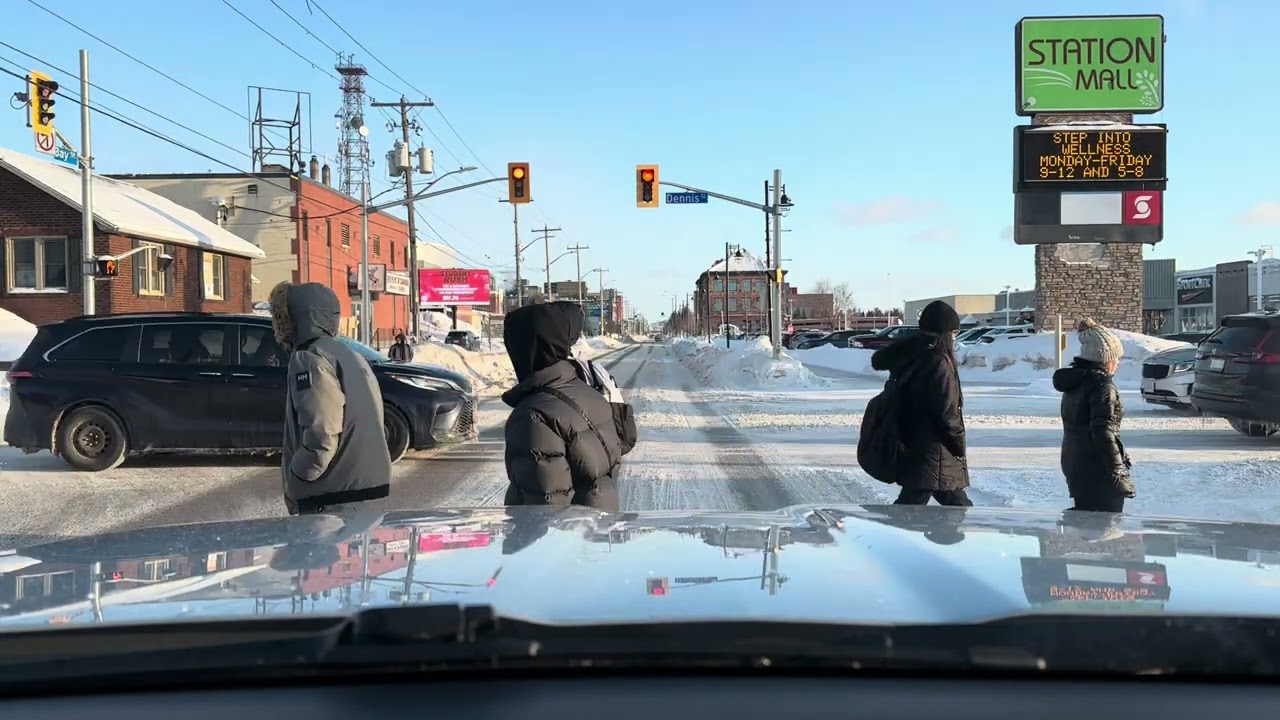 Andrew St. / Bay St., Sault Ste Marie, ON, Canada - Feb 6th, 2026 4:50pm