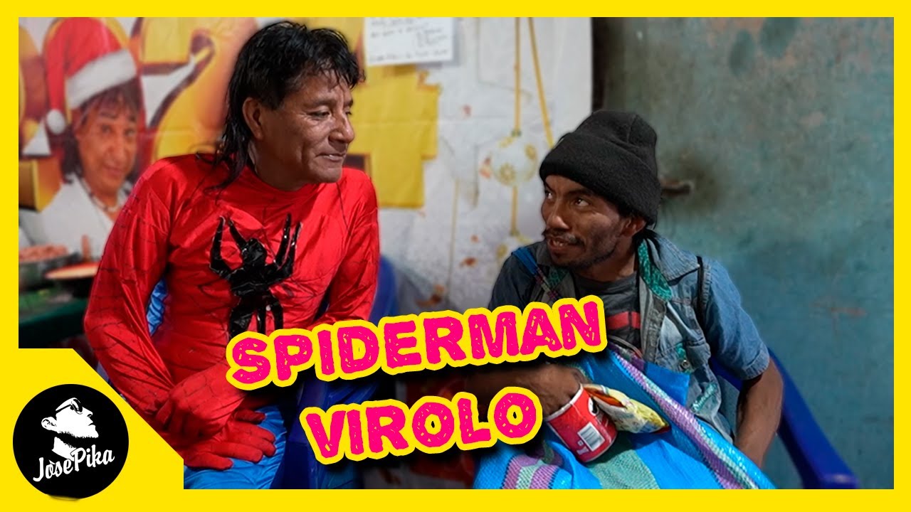 SPIDERMAN VIROLO en la cocina de Don Loro | Pepe el popular Rocky