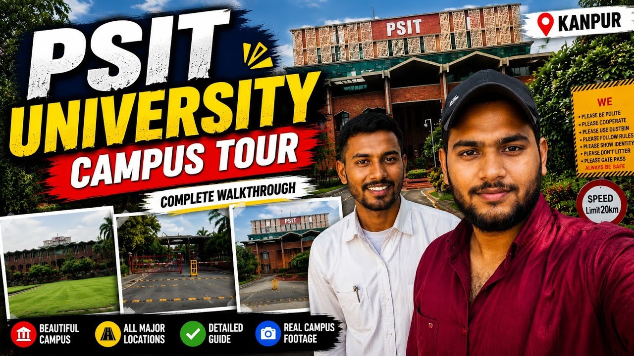 PSIT University Campus Tour 2026 | Complete Campus Walkthrough | PSIT Kanpur