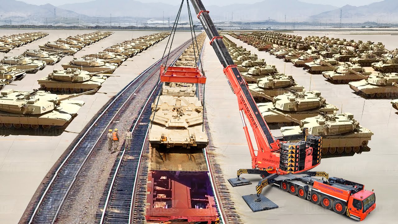US’ Crazy Logistics Operations Moving & Storing Billion $ Worth of M1 Abrams
