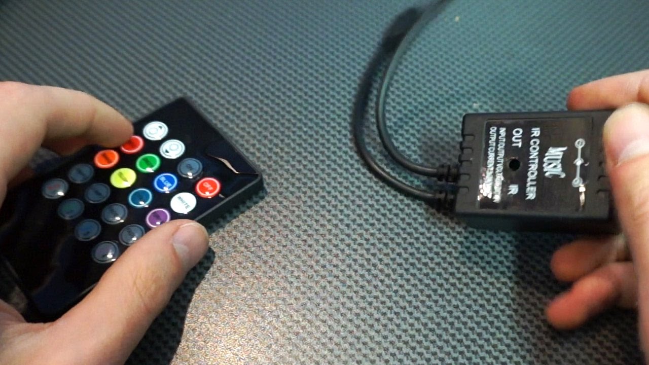 Music sensitive RGB LED controller (sound visualization)