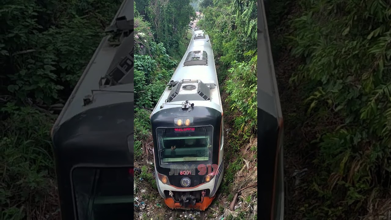 PNR Calamba-Lucena back in service! DMU 8001 bound for Calamba #philippinenationalrailways #PNR