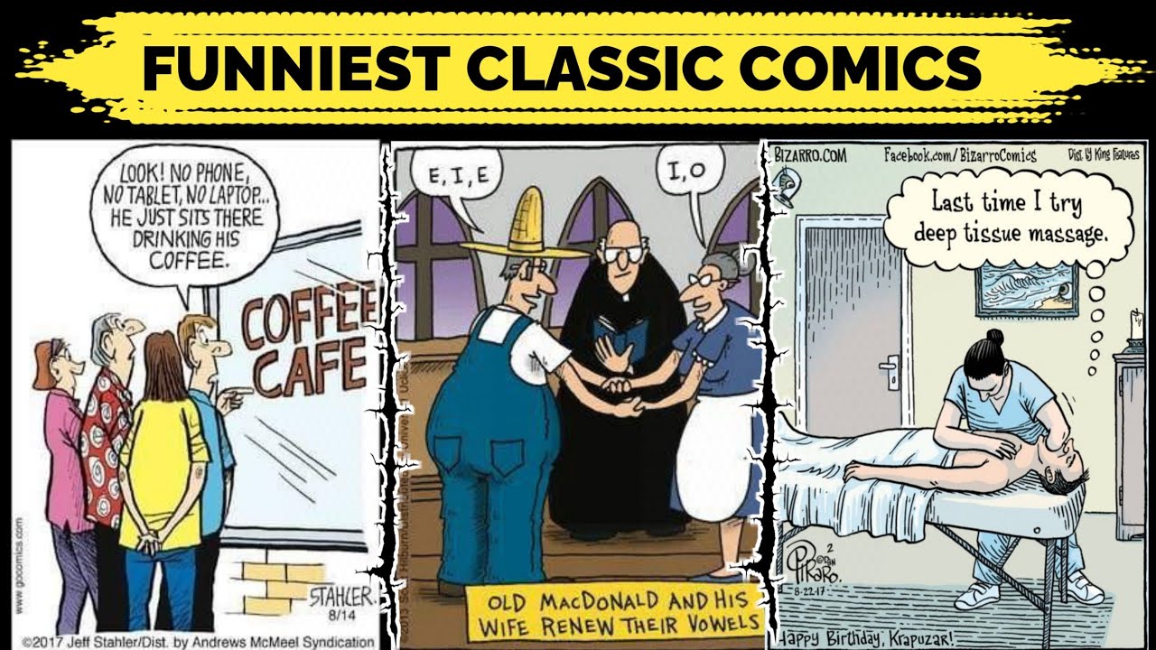 Hilarious Classic Comics You'll Remember 😂 | Funniest Vintage Cartoon Strips Collection