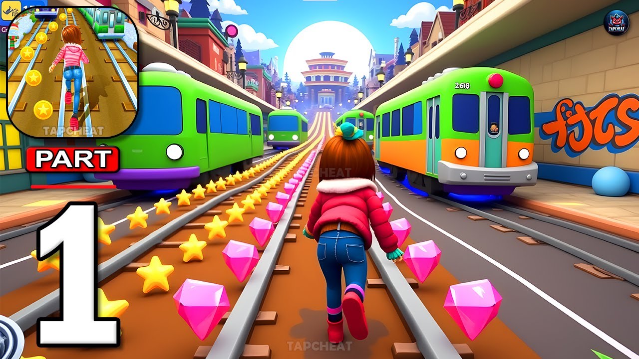 Subway Princess Runner - Gameplay Walkthrough Part 1 - Subway City Princess Dash (Android, iOS)