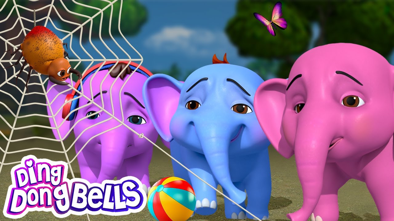 Ek Mota Hathi | एक मोटा हाथी | Nursery Hindi Rhymes | Ding Dong Bells